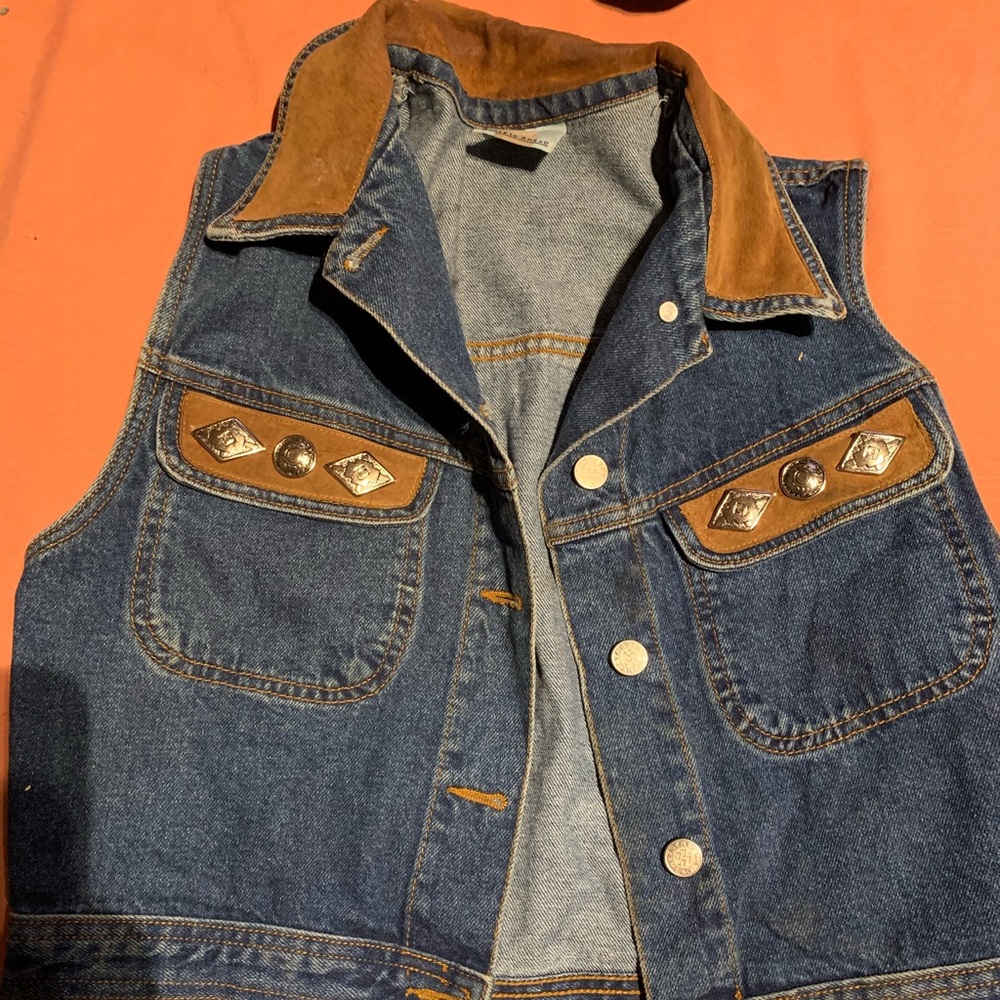 Concho vintage vest